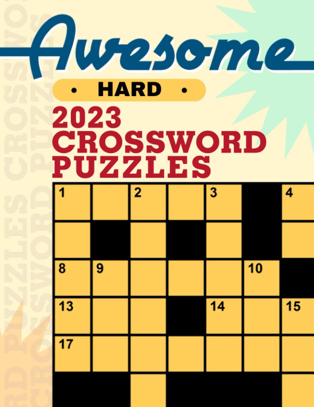 2023 New HARD Crossword Puzzle Books For Adults Challenging Crossword 