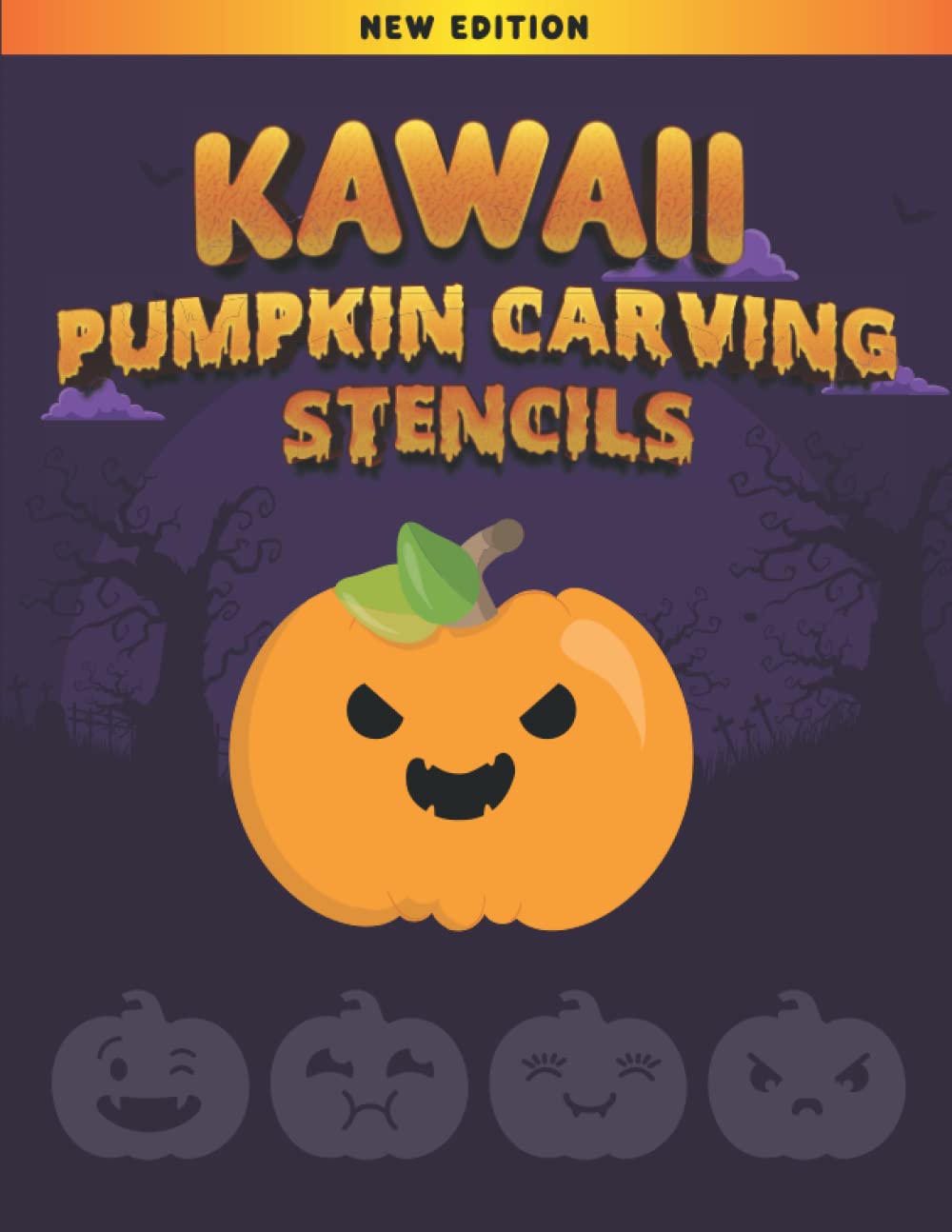 Kawaii Pumpkin Carving Stencils 35 Cute and Creepy easy to use Kawaii