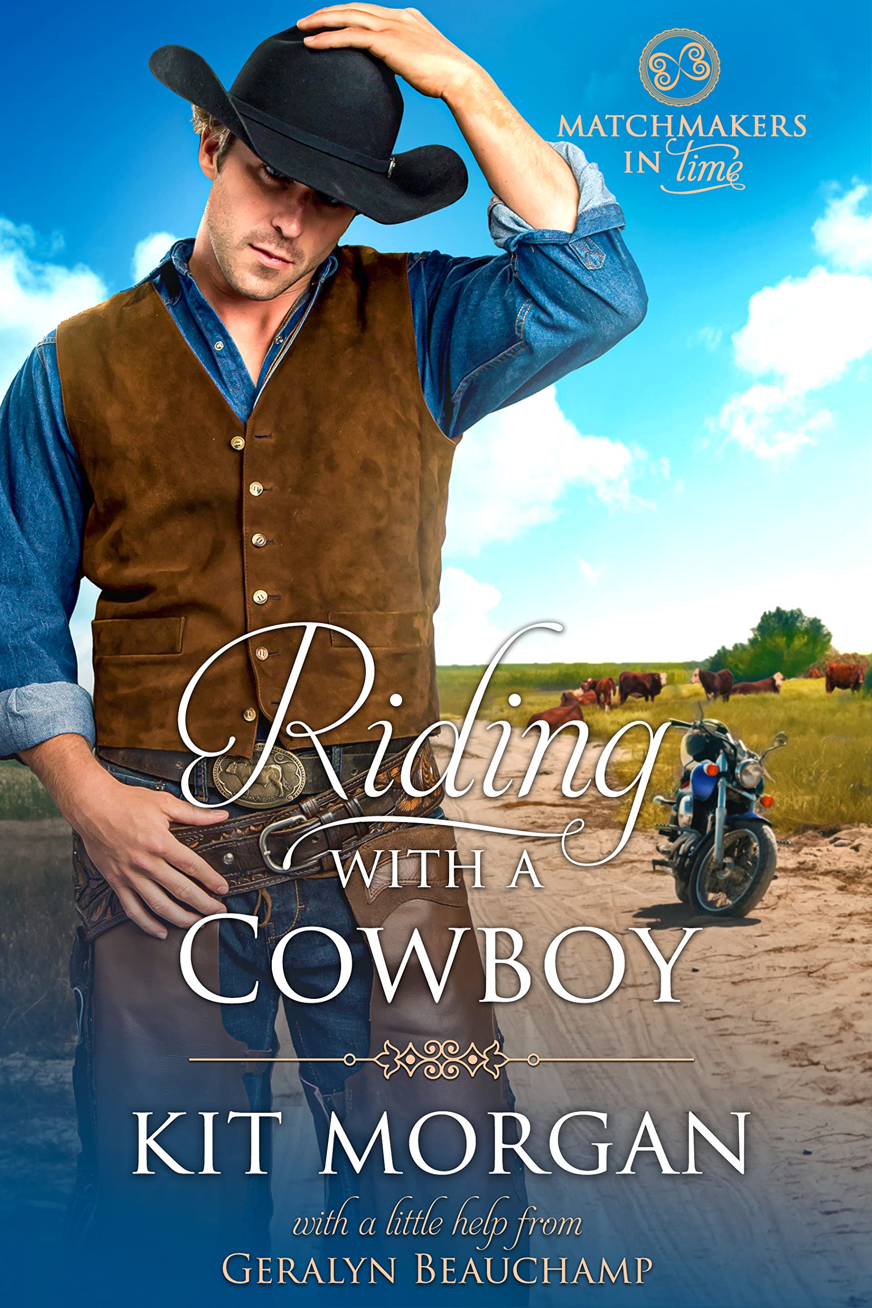Riding with a Cowboy book cover