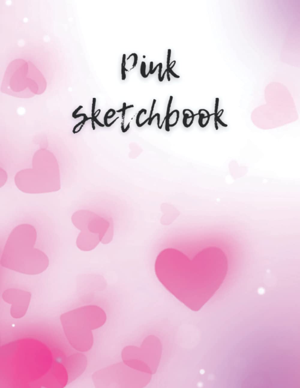 Pink sketchbook Drawing, writing, crayon painting, sketching or