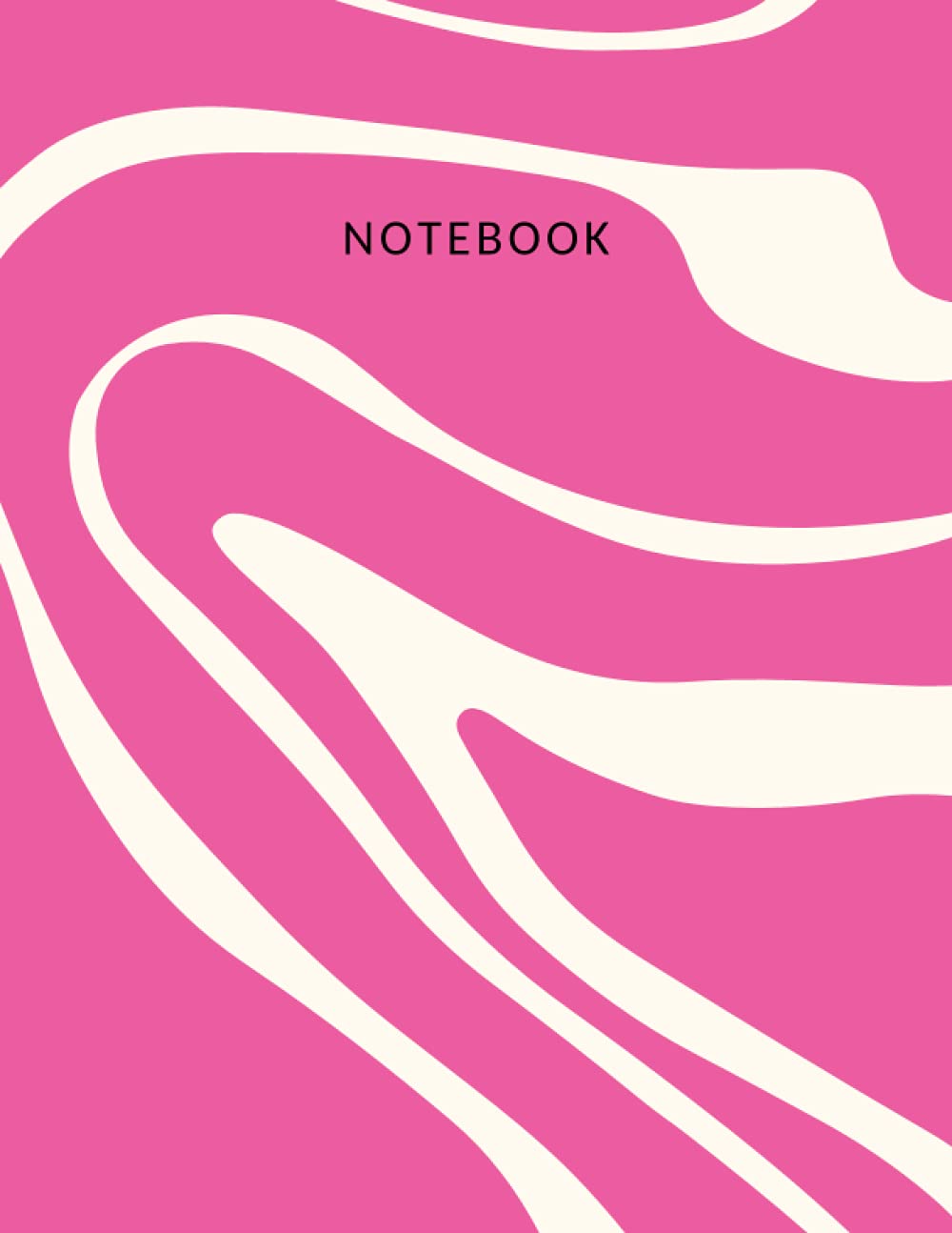 NOTEBOOK Zebra Print Composition Notebook in Retro Colors College