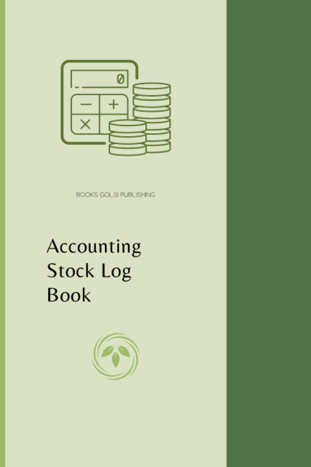 Accounting Stock Log Book Simple Accounting Ledger for Bookkeeping