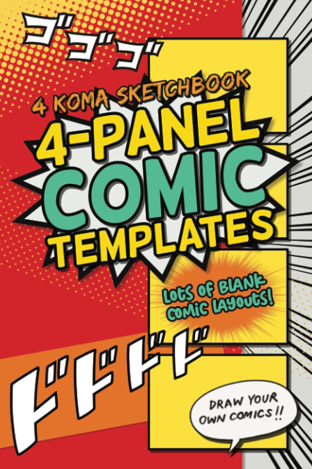 4 KOMA SKETCHBOOK 4panel comic templates Draw your own comics with a