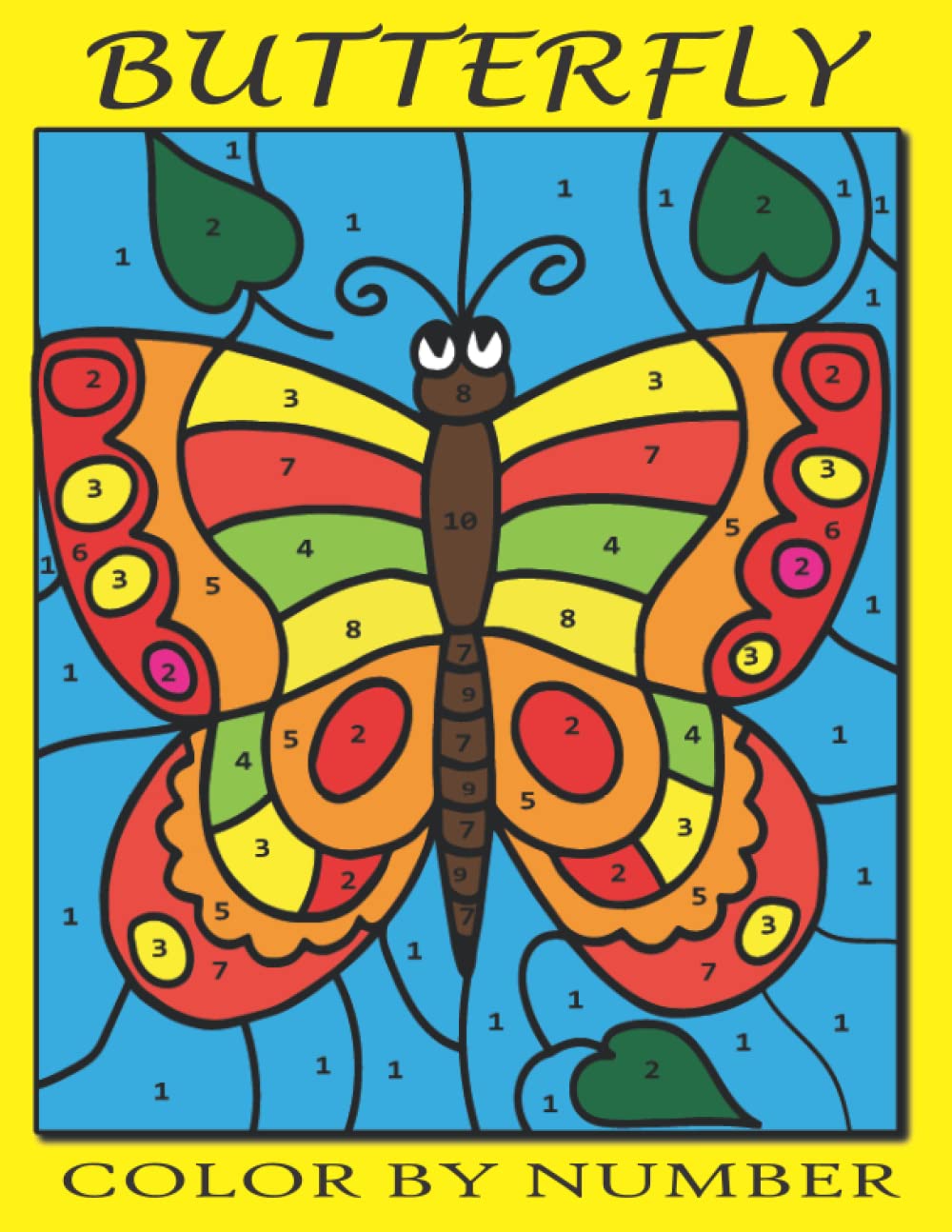 Butterfly Color By Number For Kids: Coloring Book For Kids by SharF ...