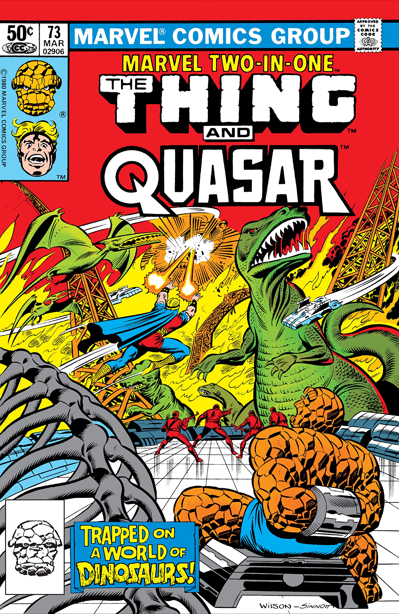 Marvel Two-In-One #73 book cover