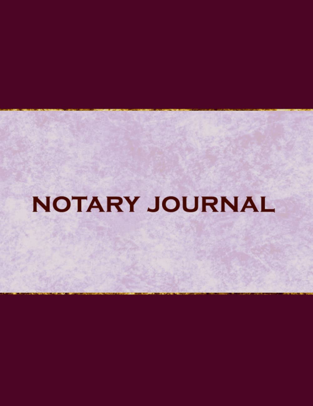 Notary Journal Dark Maroon Notary Records Journal To Record Notarial