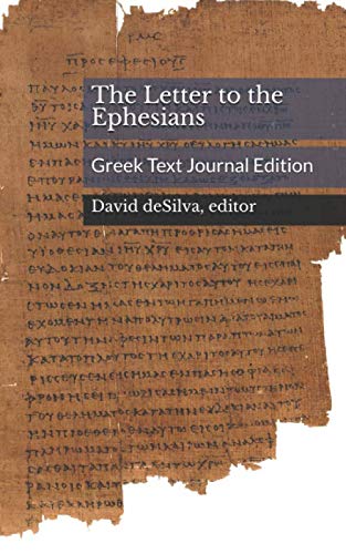 the-letter-to-the-ephesians-greek-text-journal-edition-by-david