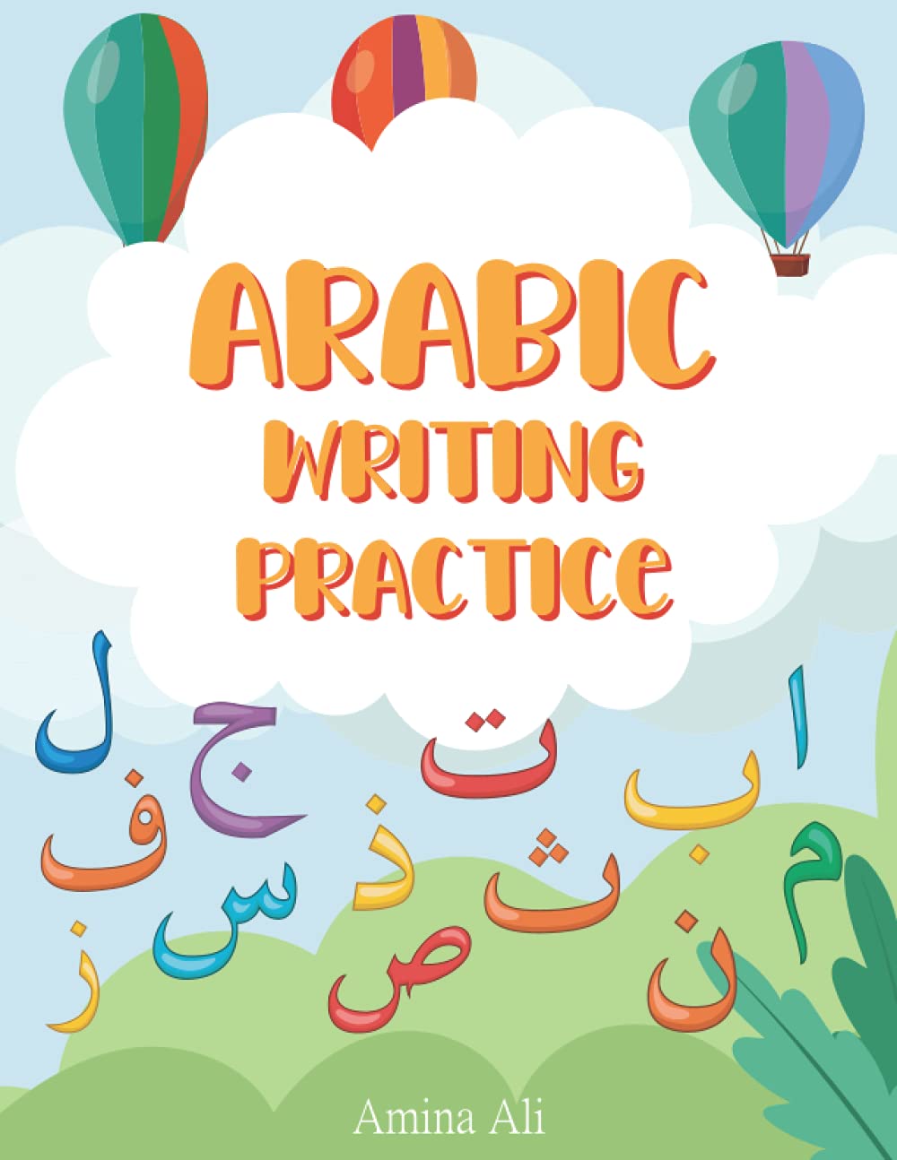 Arabic Writing and Colouring Practice Book Arabic alphabet, Arabic