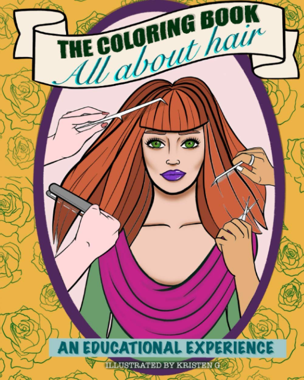 THE COLORING BOOK All About Hair Beautifully diverse portraits & fun