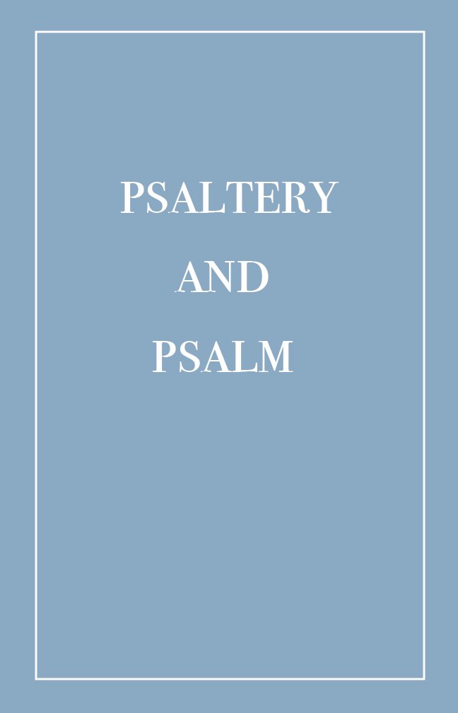 Psaltery and Psalm (Volume 2) by John Randall Goodreads