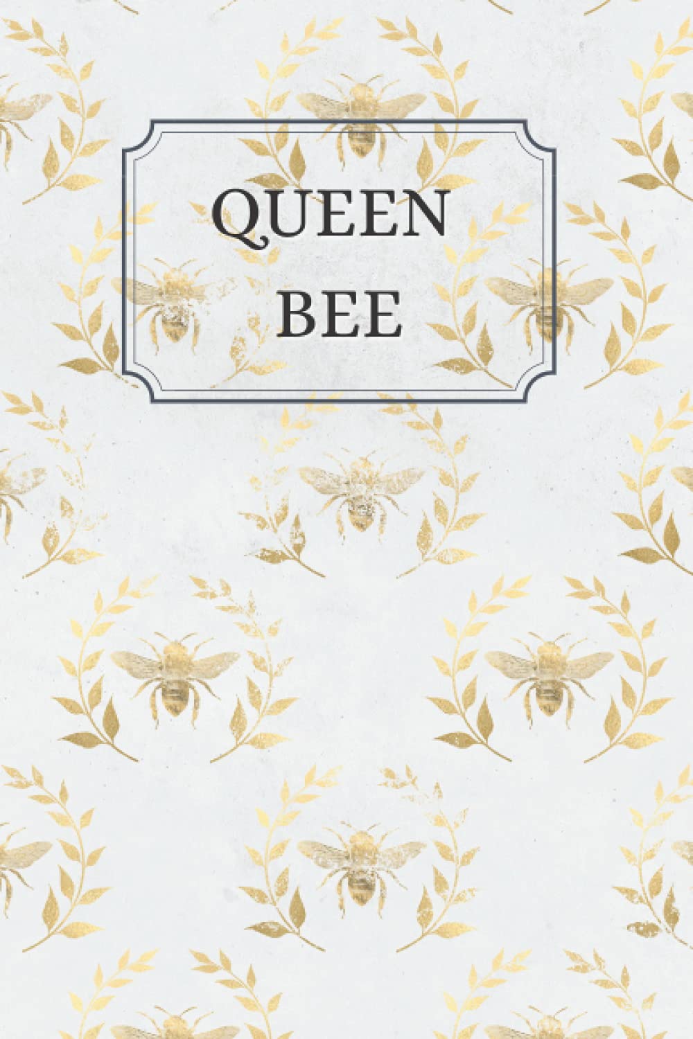 Queen Bee Journal 100 sheet notebook, 6" x 9", college ruled Queen