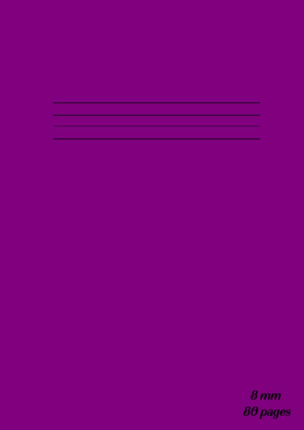A4 Notebook 8mm Line Ruled With Margin 80 Pages 90gsm White Paper a4-notebook-8mm-line-ruled-with-margin-80-pages-90gsm-white-paper