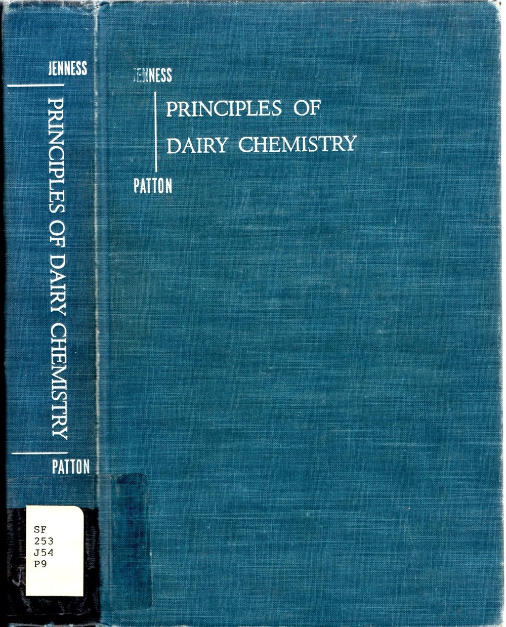 Principles of Dairy Chemistry