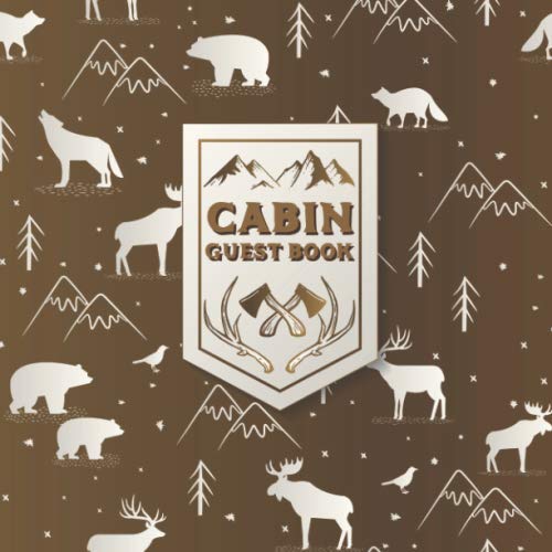 Cabin Guest Book Rocky Mountains Wilderness Guestbook For Vacation
