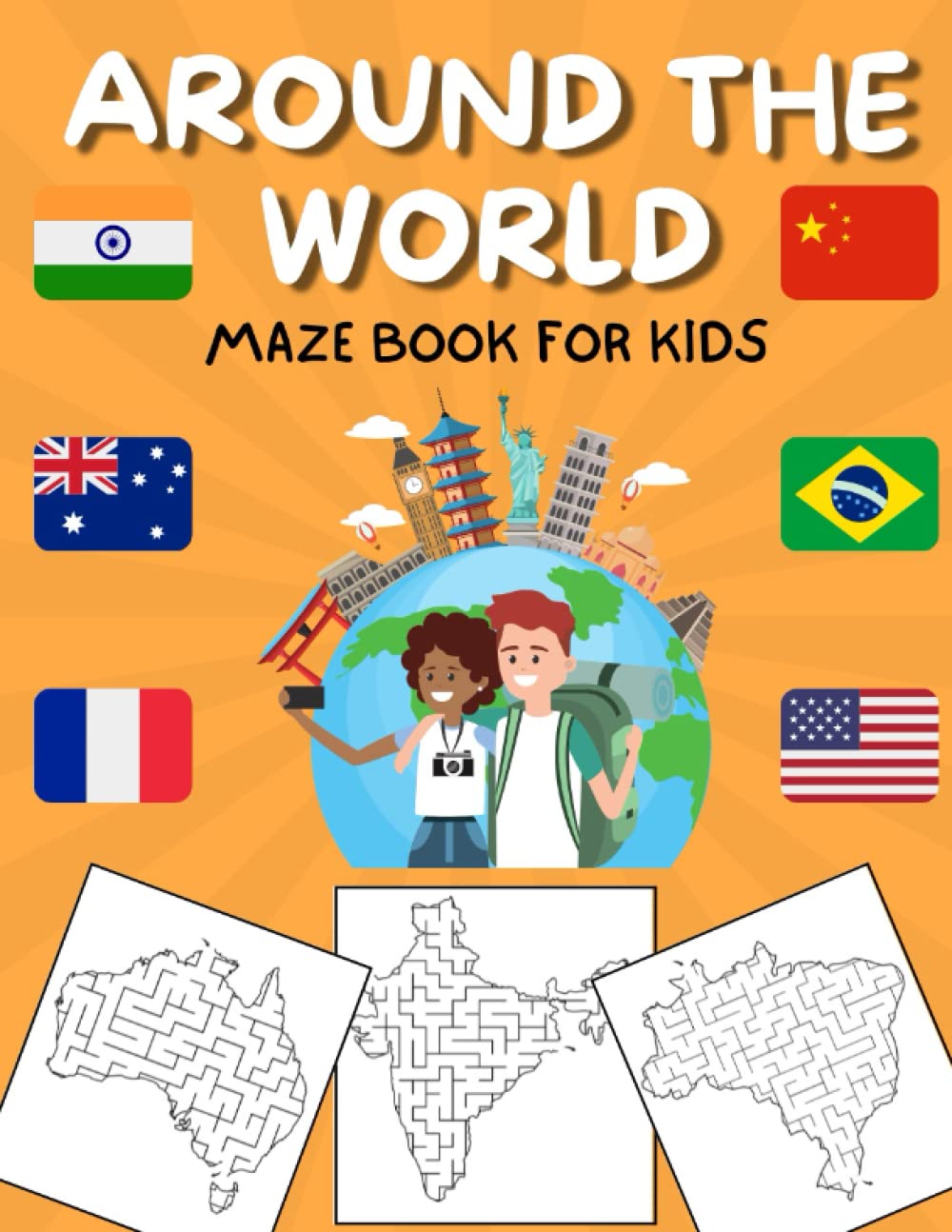 Around The World Maze Book For Kids Adventure Across The World