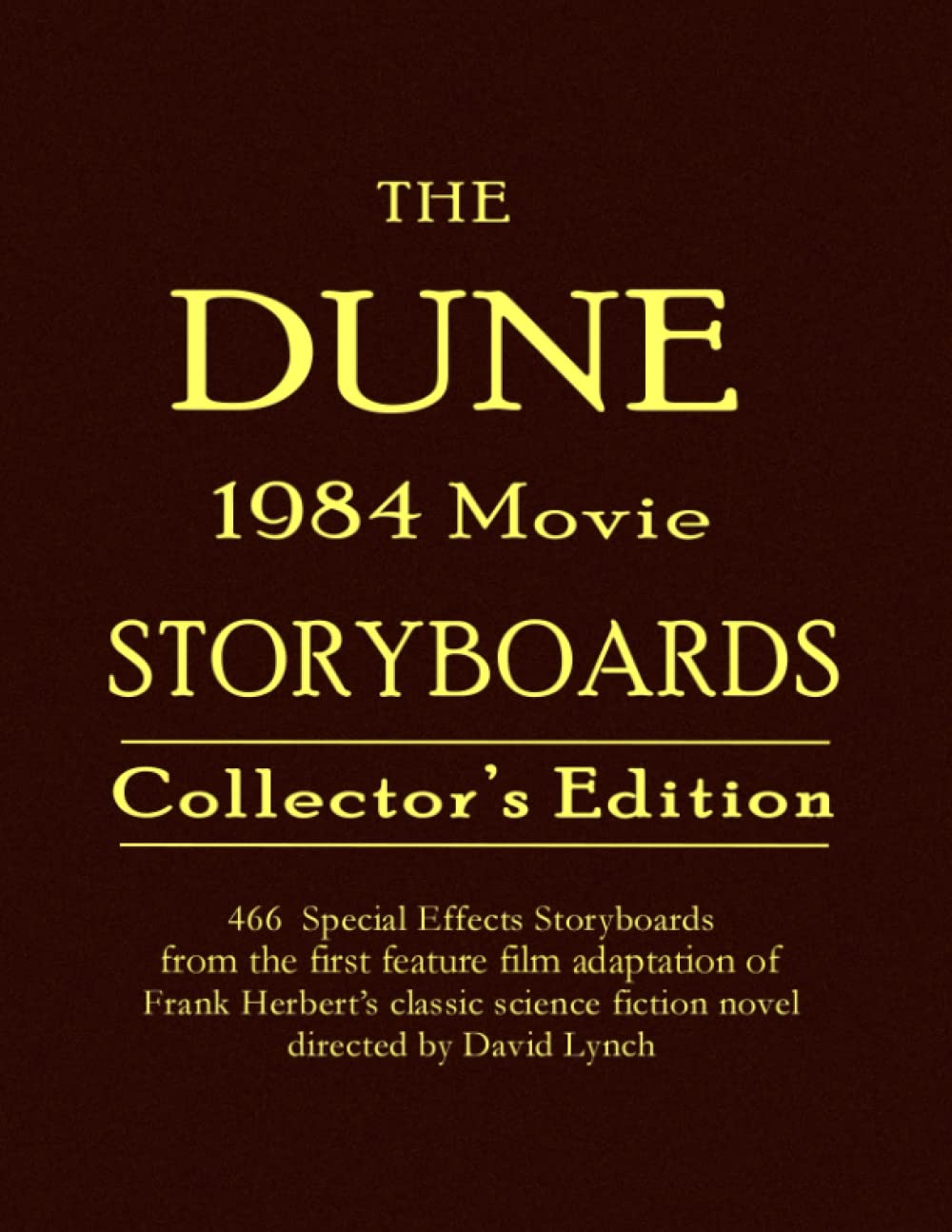 The DUNE 1984 Movie Storyboards Collector's Edition 466 Special