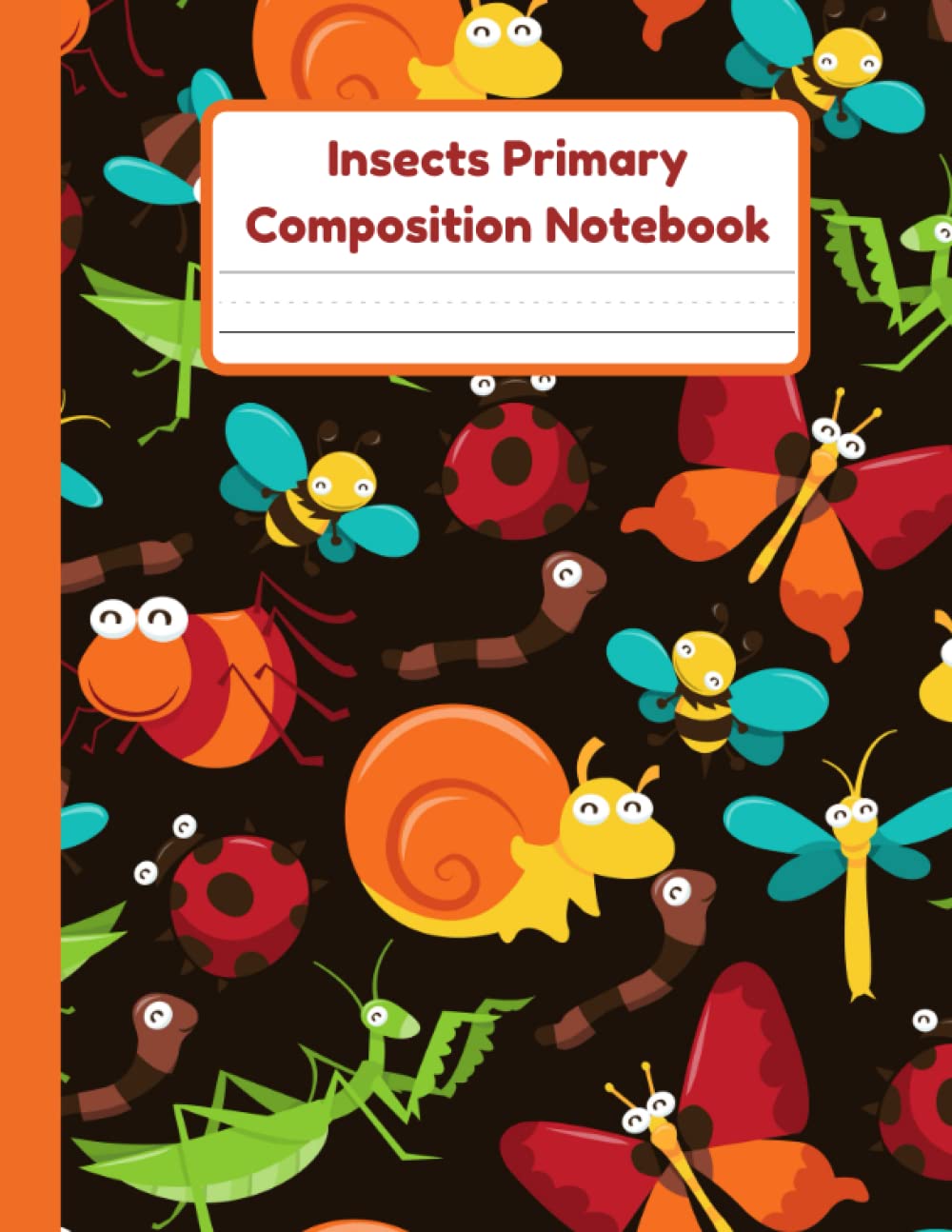 Insects Primary Composition Notebook Handwriting Practice Paper With