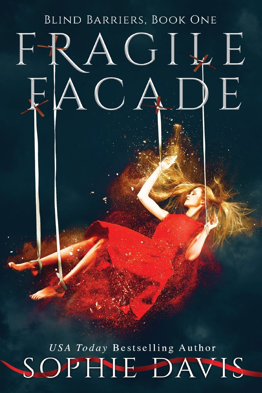 Cover of Fragile Facade on Goodreads, highlighting community engagement with the book