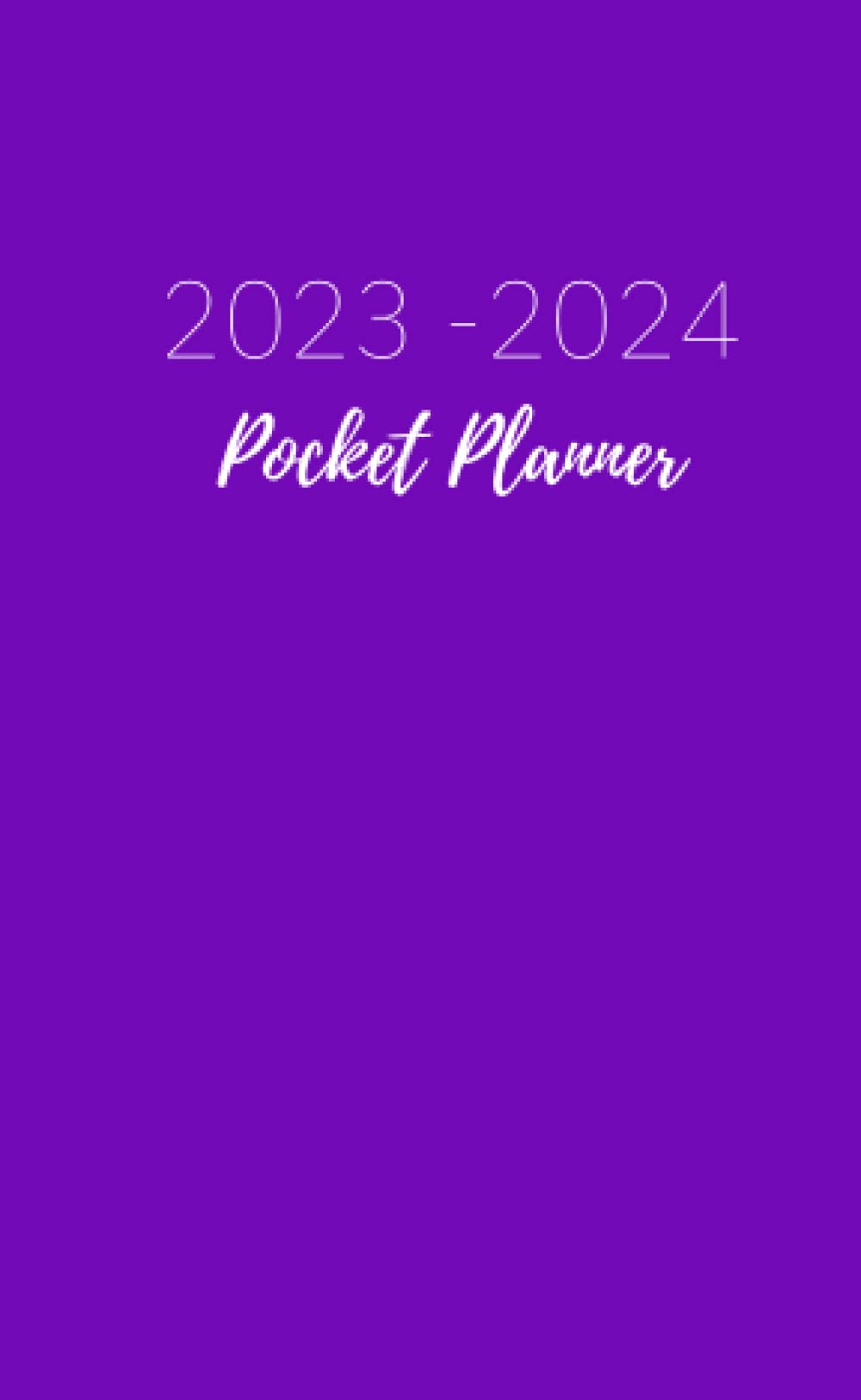 20232024 Pocket Planner 2 Year Monthly Calendar Planner For Purse