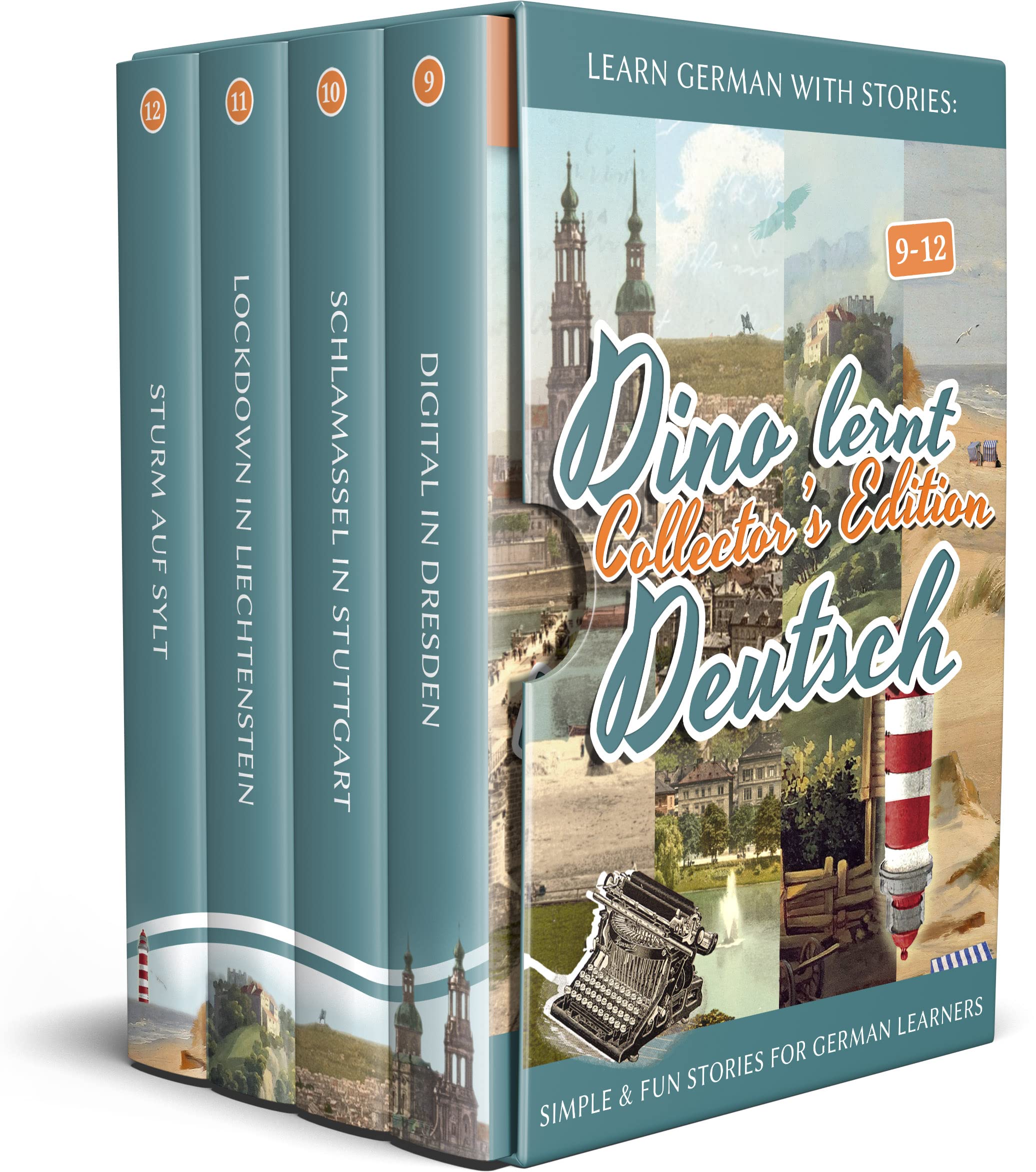 Learn German with Stories: Dino lernt Deutsch Collector's Edition - Simple & Fun Stories For German learners (9-12) (Dino lernt Deutsch - Simple German Short Stories For Beginners)