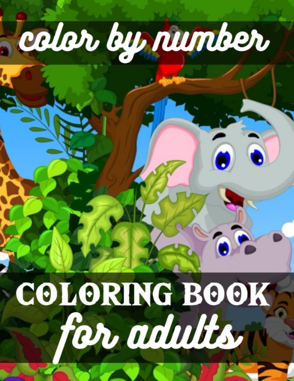 Adult Colouring Book Color By Number For Adults