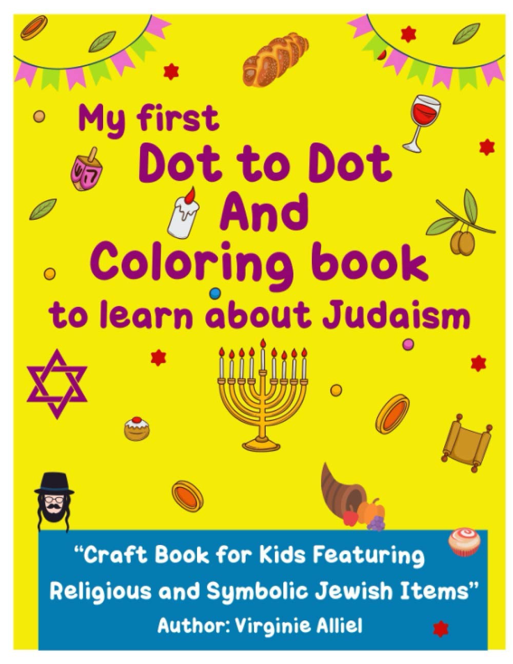 My First Dot To Dot and Coloring Book to learn about Judaism: Craft ...