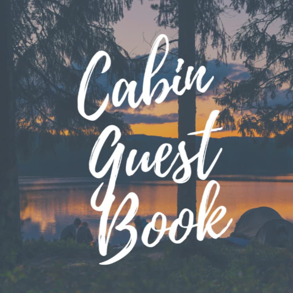 Cabin Guest Book For Rental Lake Home, Guest House, Vacation Rentals