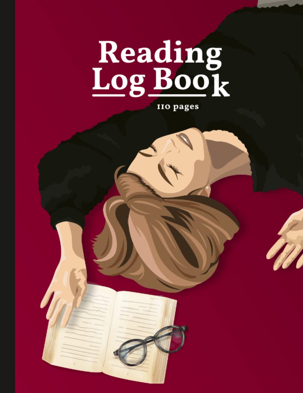 Reading Log Book Large Reading Journal Gift for Book Lovers Woman