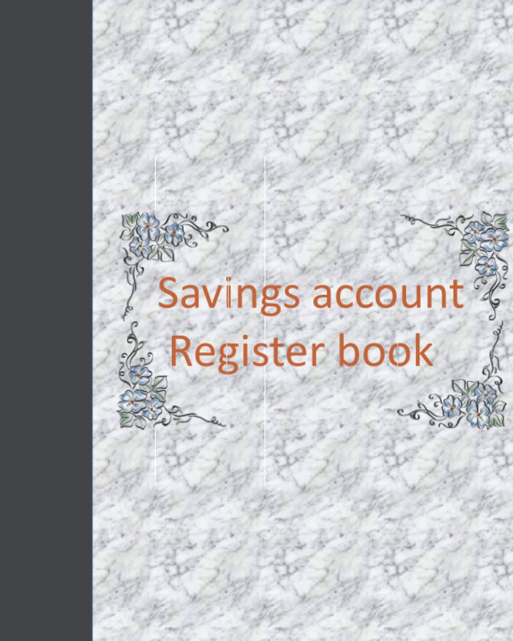 Savings account Register book 7 Column Payment Record Book Simple