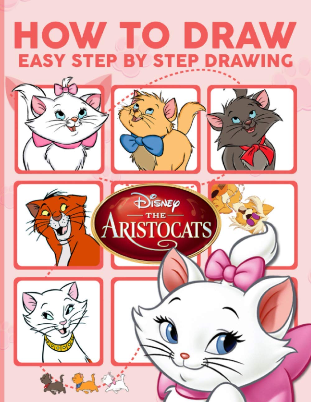 How to Draw Aristocats Easy Step By Step Techniques Characters Drawing