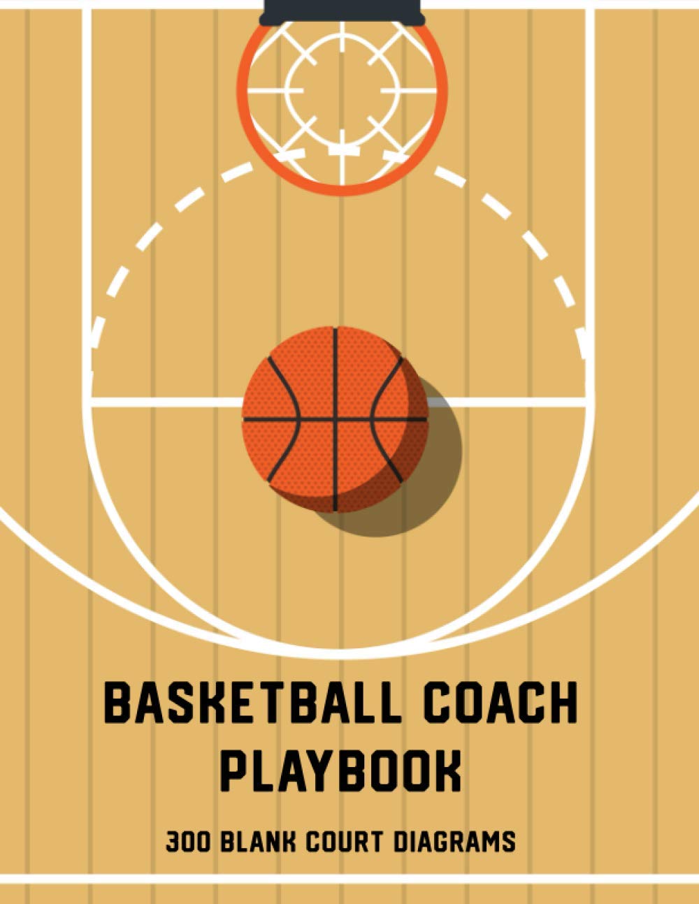 Basketball Coach Playbook 300 Blank Basketball Court Diagrams for