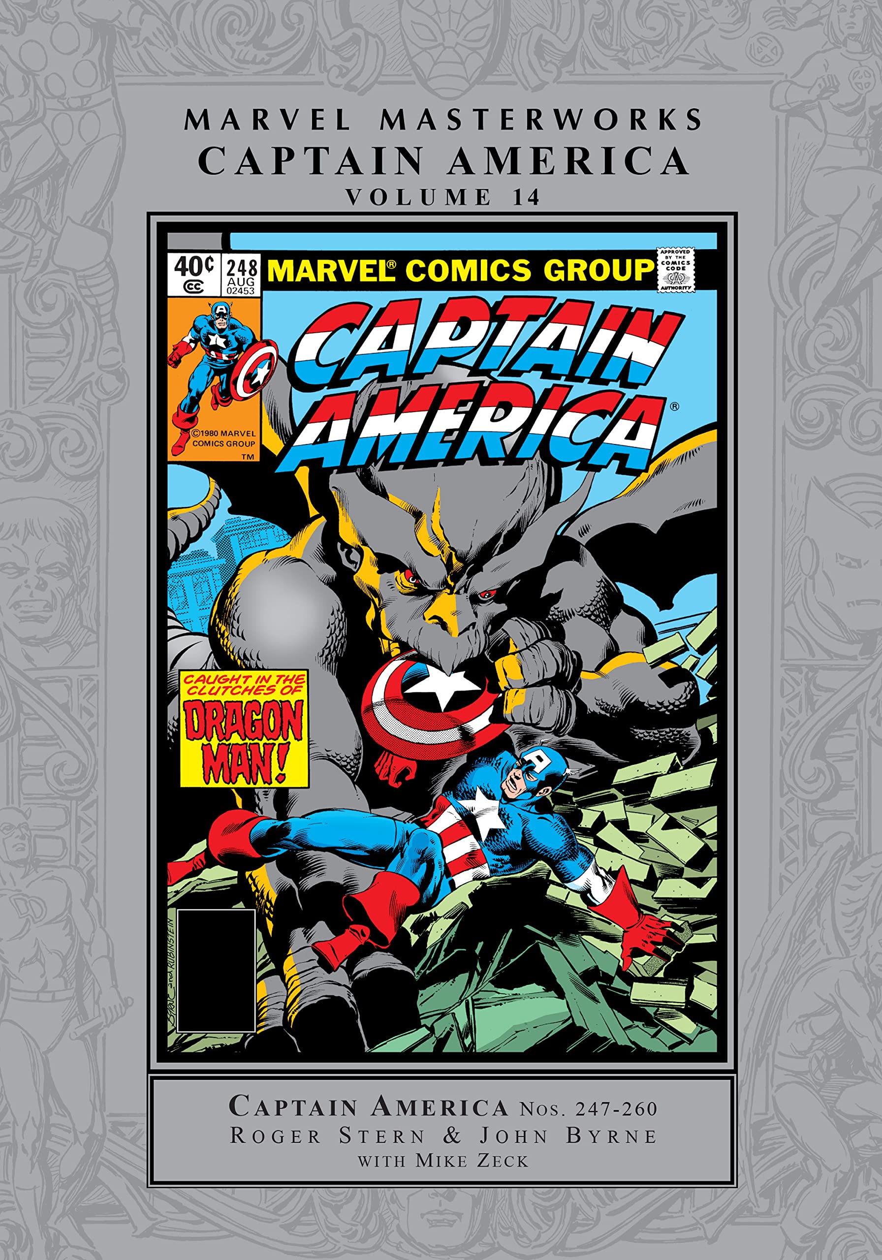 Captain America Masterworks Vol. 14 book cover