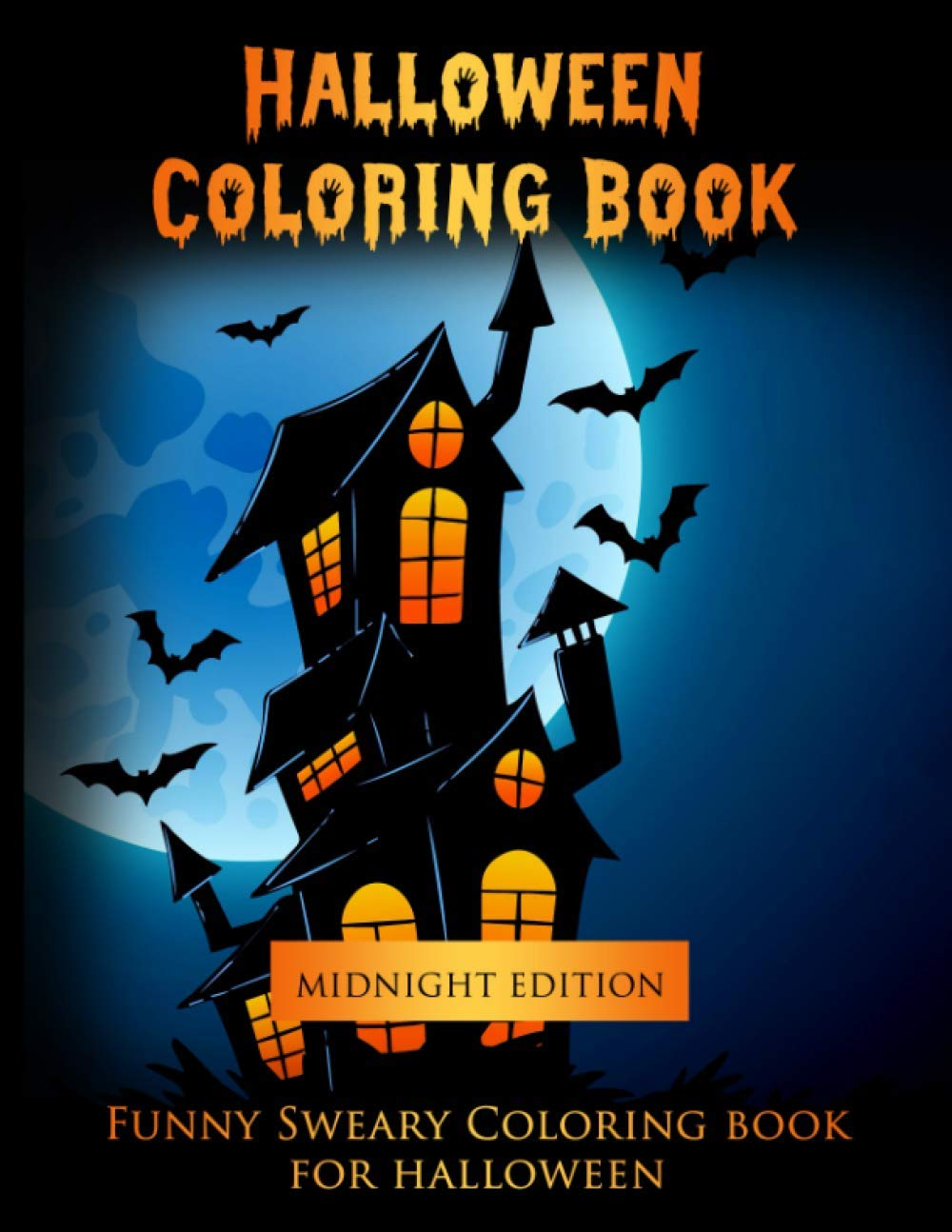 Halloween coloring book: scary halloween coloring books for adults | swear word halloween ...