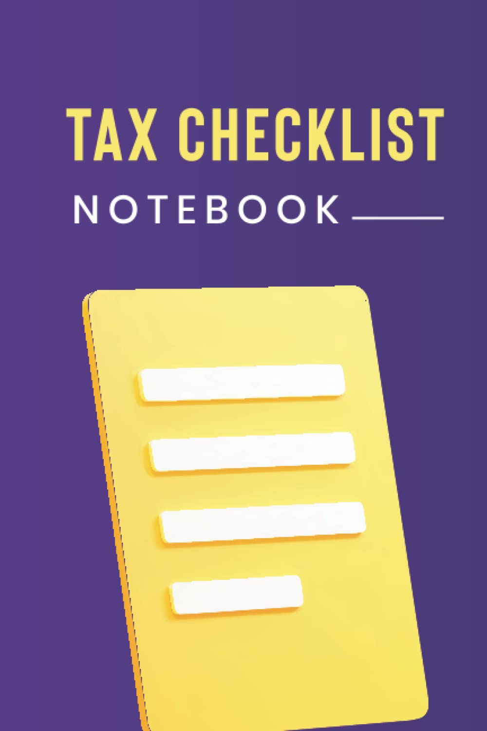 Tax Checklist Notebook Tax Book Checklist Book Keeper Planner Client