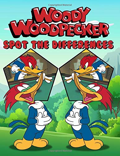 Woody Woodpecker Spot The Difference: Woody Woodpecker Adults Find The
