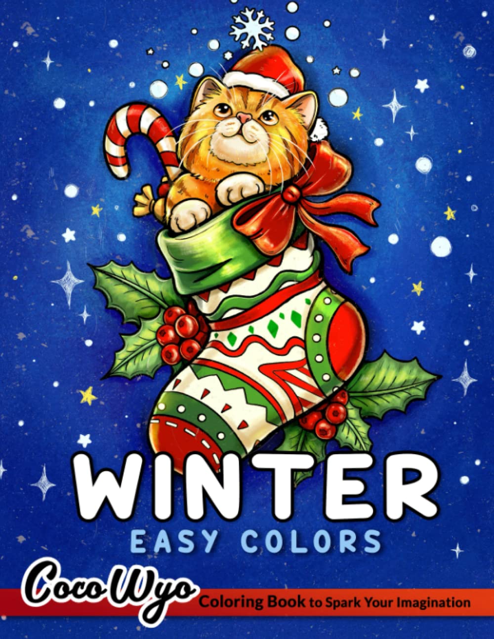 Easy Colors Winter Coloring Book A Coloring Book For Adults Features