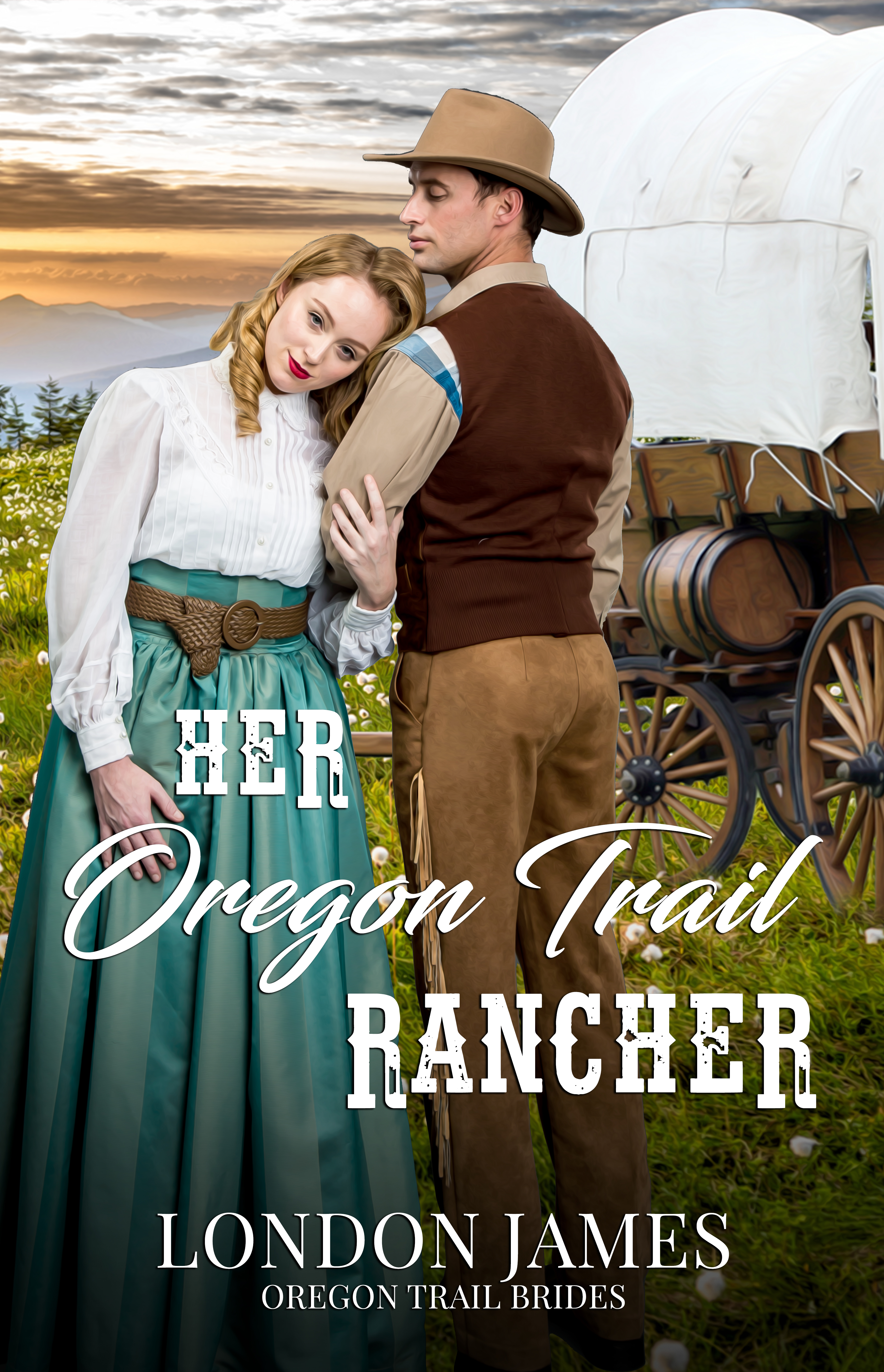 Her Oregon Trail Rancher book cover