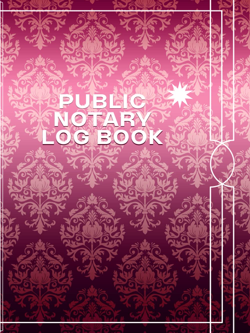 Public Notary Log Book 148 Entry Notebook One Per Page Privacy