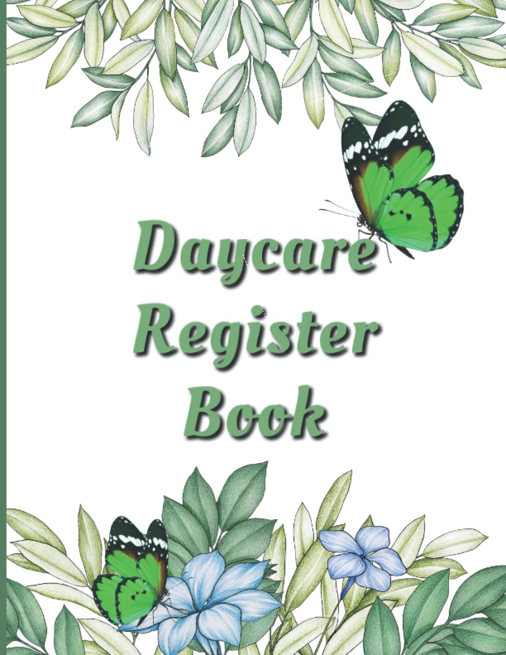 Daycare Register Book Sign In And Out Registration Log Book For