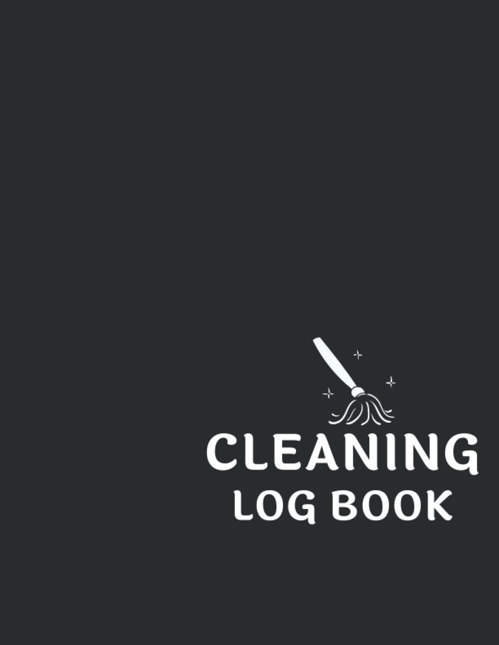 Cleaning Log Book Cleaning Daily Log Book, Cleaning Record Book for