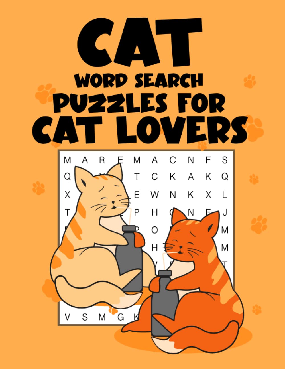 Cat Word Search Puzzles For Cat Lovers Cat Themed Word Find Puzzle