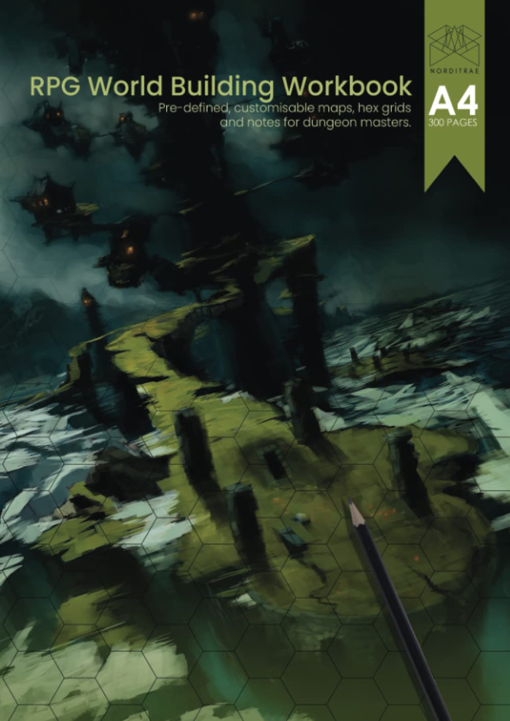 Rpg world building workbook pre defined customisable maps hex grids