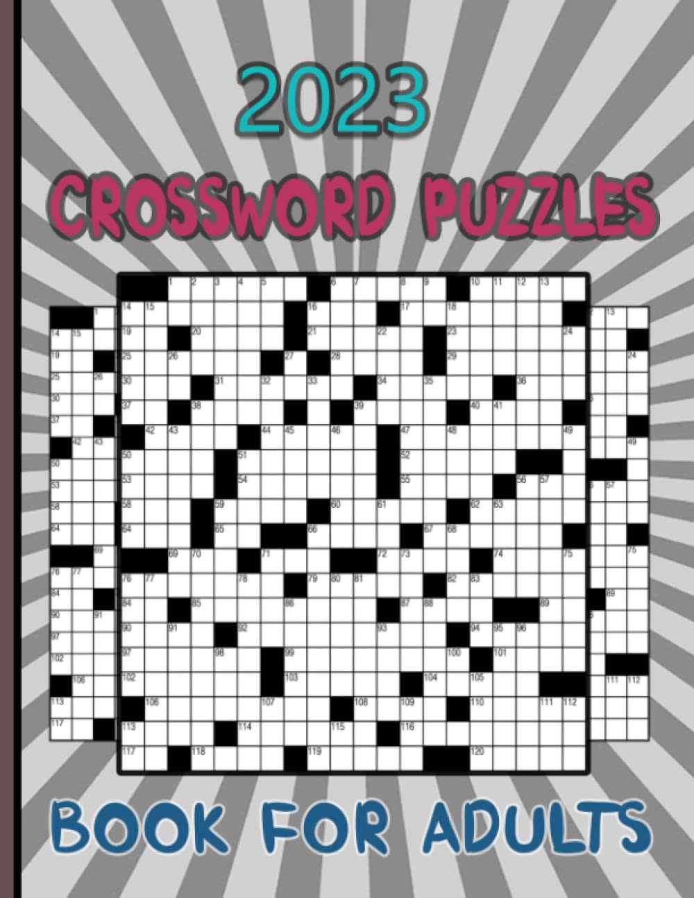 2023 Crossword Puzzles Book for Adults Medium level Crosswords Puzzles