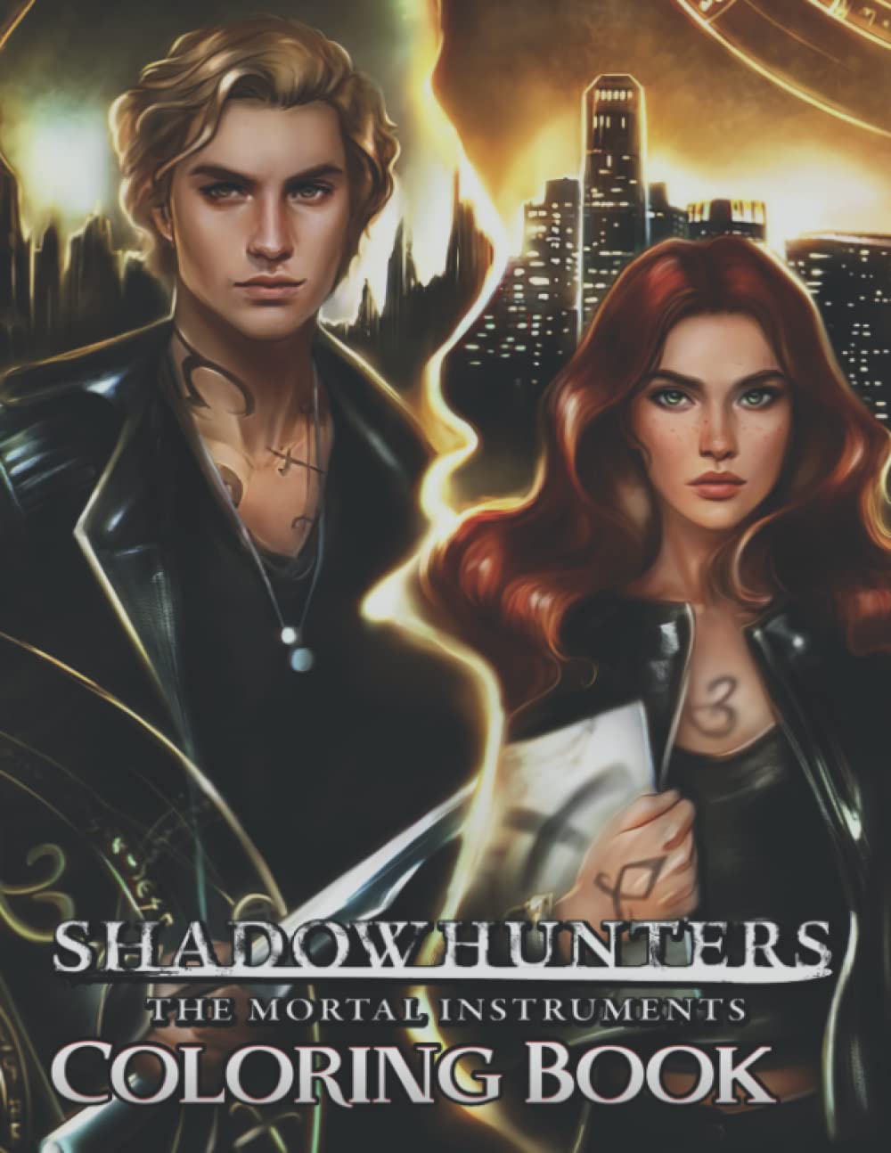 Shadowhunters Coloring Book: An Adorable Relax A Collection Adult Books ...