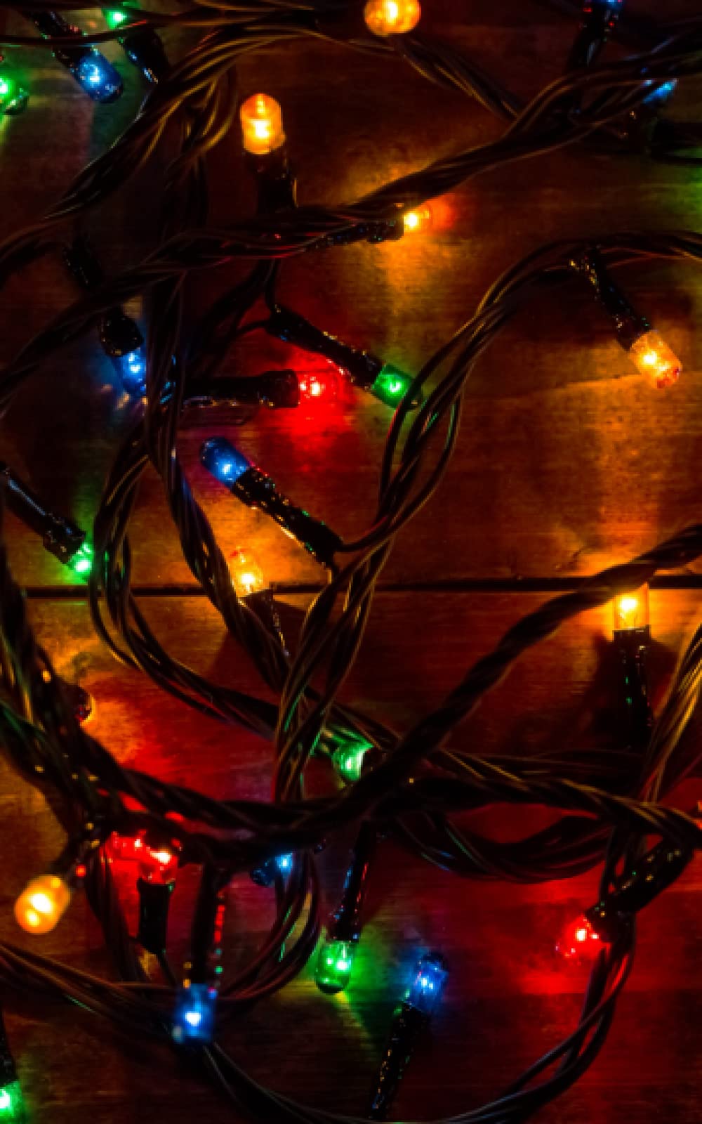 Christmas Lights Notebook/Journal for Christmas Stocking Stuffer Gifts