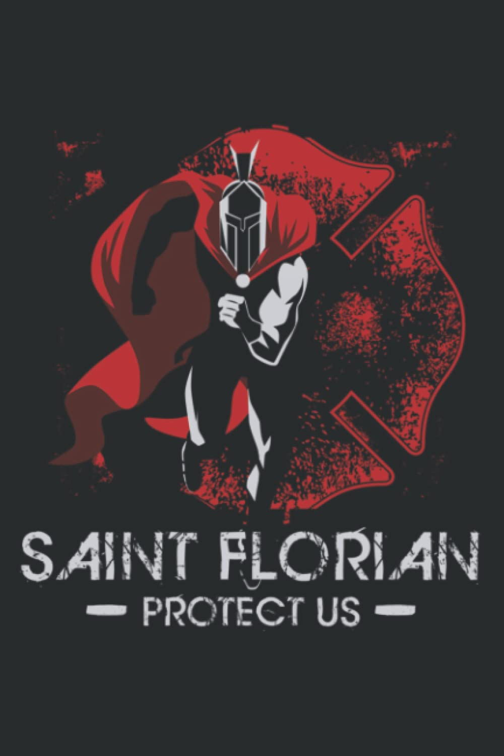 St Florian Firefighter Gifts Prayer Catholic Patron Saint Notebook Planner, Diary, 6x9 120