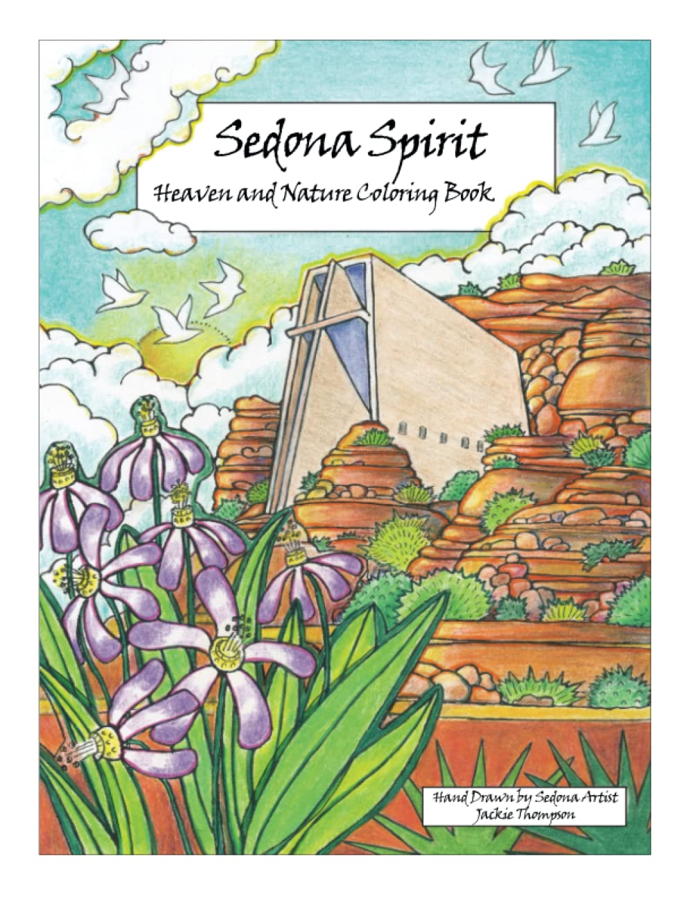 Sedona Spirit: Heaven and Nature Coloring Book by Jackie Thompson ...