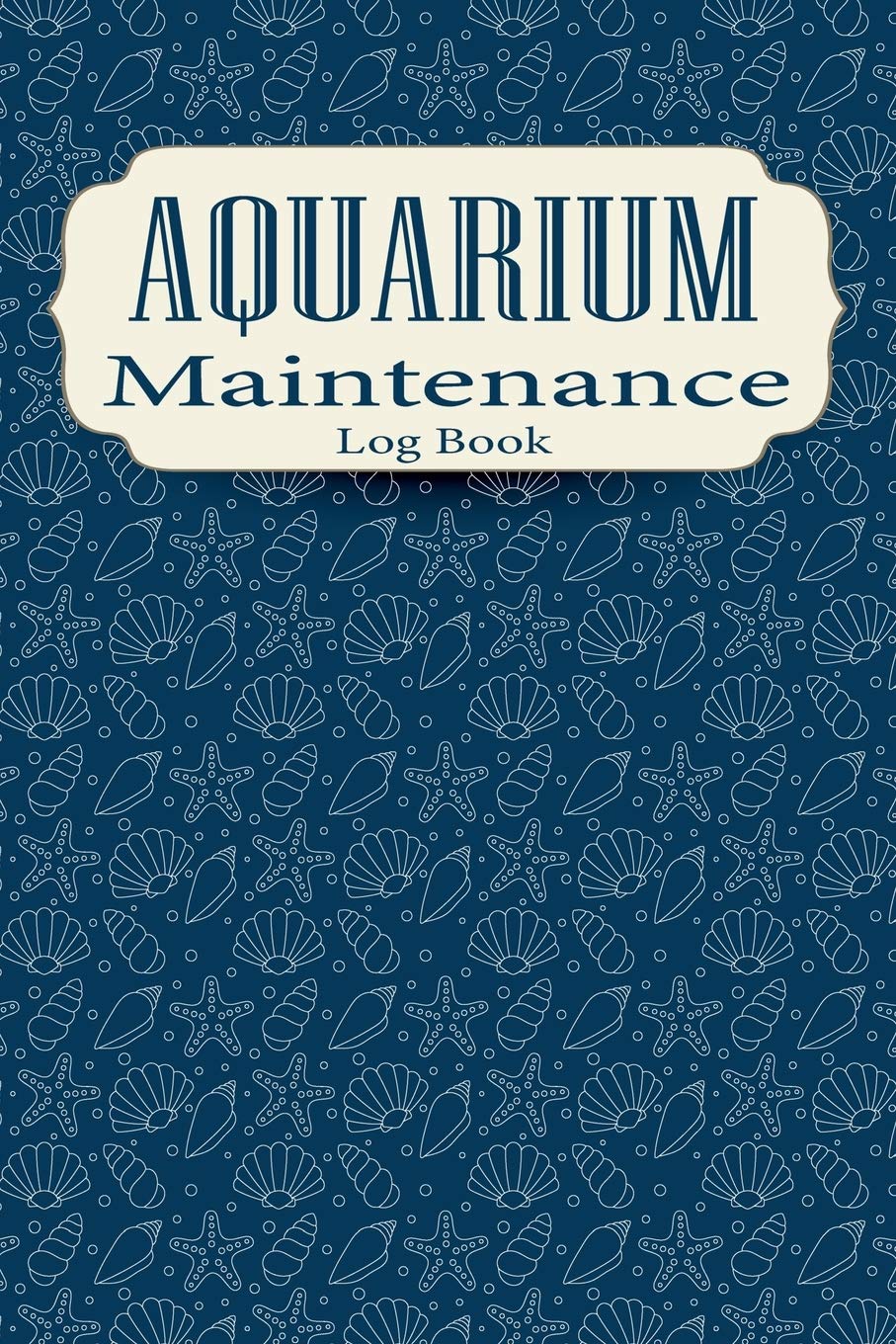 Aquarium maintenance log book Saltwater fish pool maintenance book