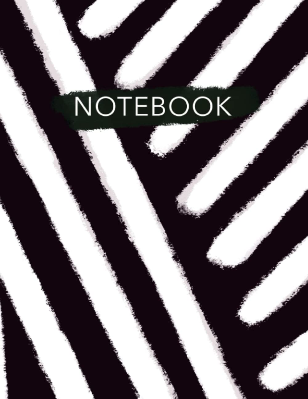 Notebook: Chic, Minimal, and Bold, Print Composition Notebook (Plum ...