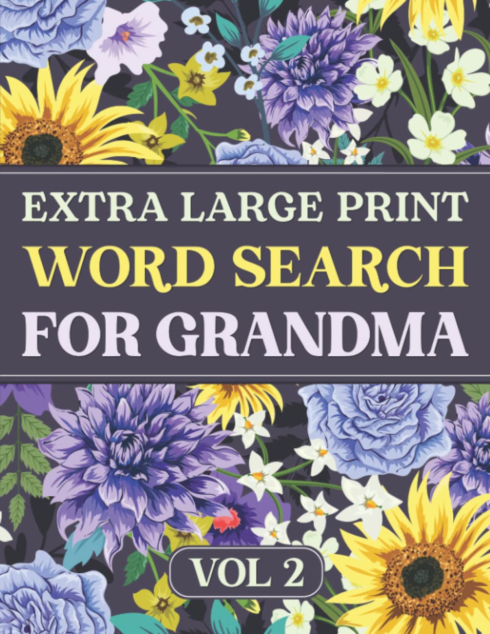 Extra Large Print Word Search for Grandma Easy 120 Word Search Puzzles